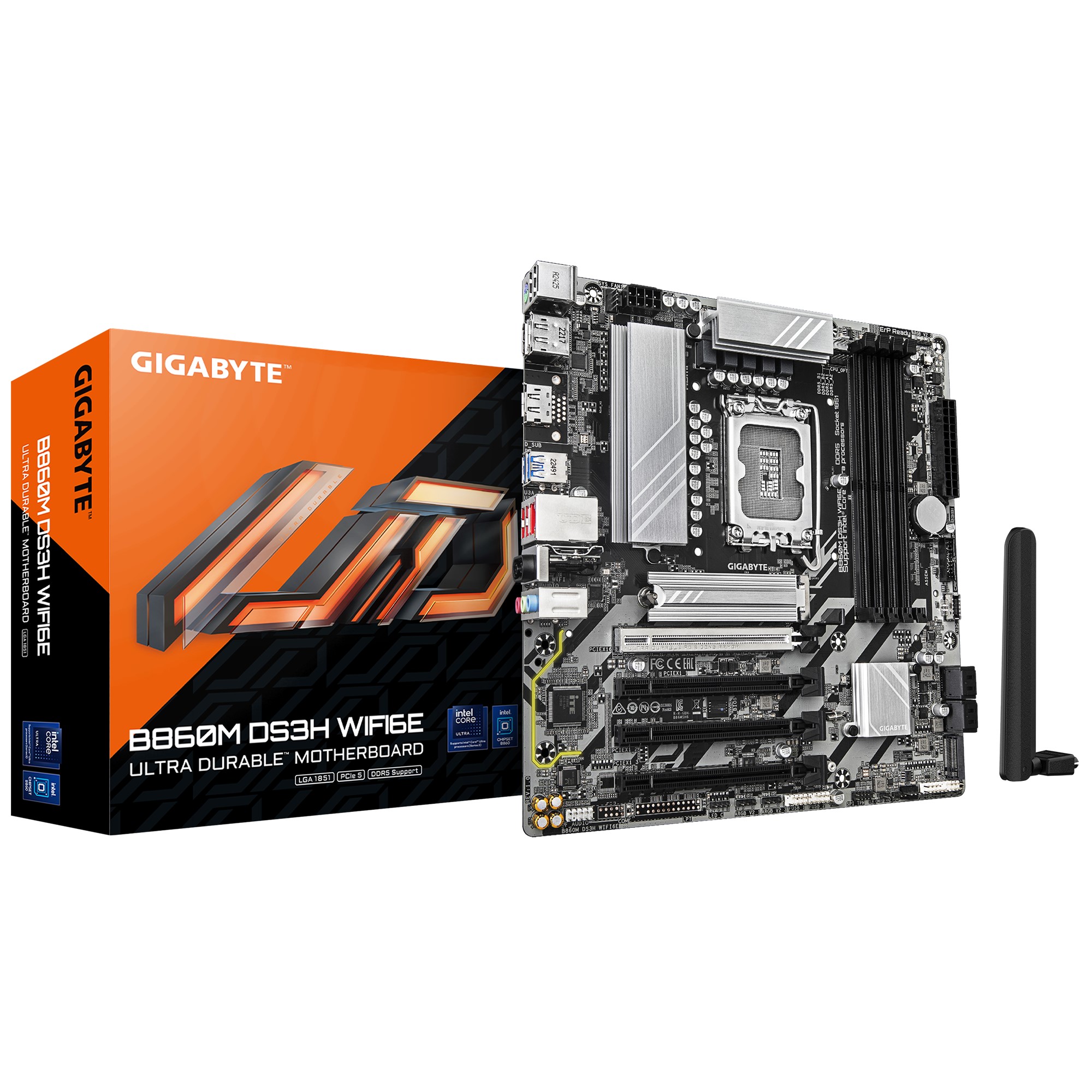  m-ATX Motherboard: LGA1851 Intel &#174; B860, 4 x DDR5 up to 256 GB, 1x HDMI, 4 x PCI Express x16, 2 x M.2, 4 x SATA, 5x USB 3.2  